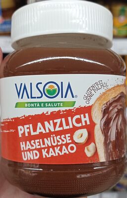 Pflanzlich Haselnüsse und Kakao