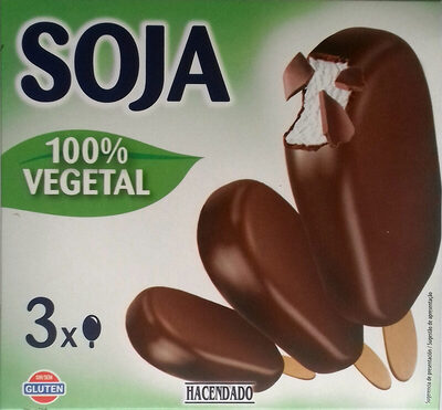 Helado de soja front packaging