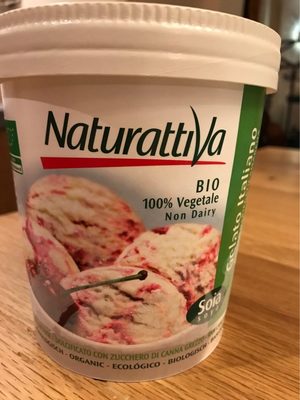 Sojaeis Mit Vanille & Kirschen