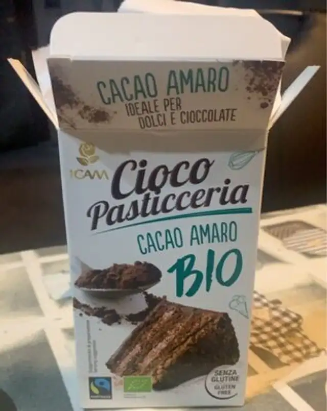 Cacao amaro front packaging