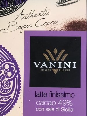 Latte finissimo 49% con sale di Sicilia