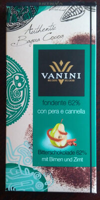 Fondente 62% con pera e cannella