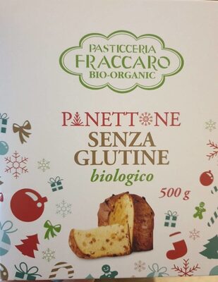 Panettone senza glutine biologico front packaging