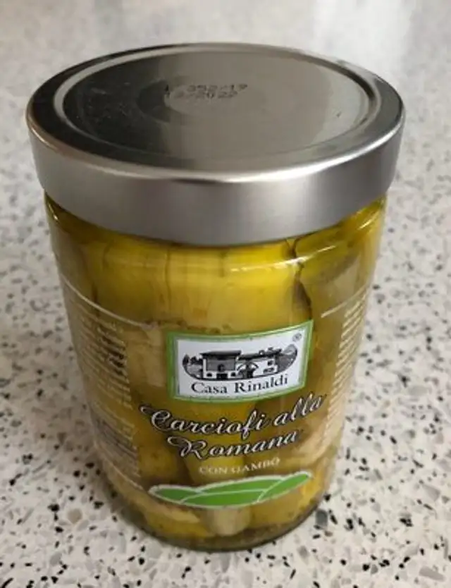 Carciofi alla Romana front packaging