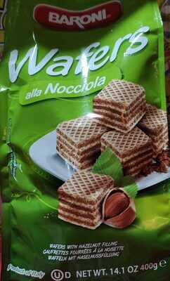 Wafers alla Nocciola