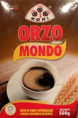 Orzo mondo integrale front packaging