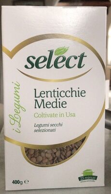 I legumi lenticchie medie