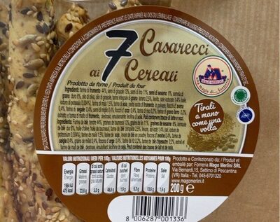 Caserecci ai 7 Cereali front packaging