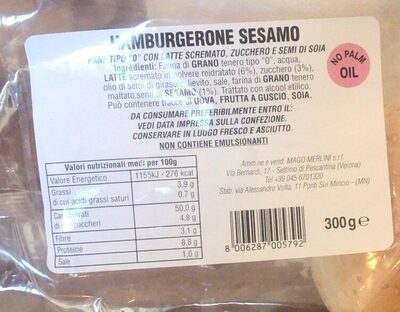 Hamburgerone di sesamo