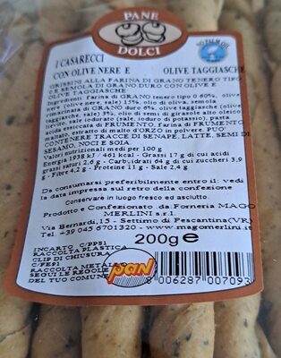 I casareccia con olive nere