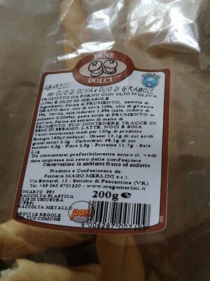 Pane dolci (gressin)