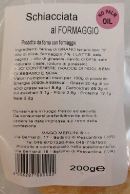 Schiacciata al fromaggio