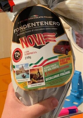 Uovo di cioccolato front packaging