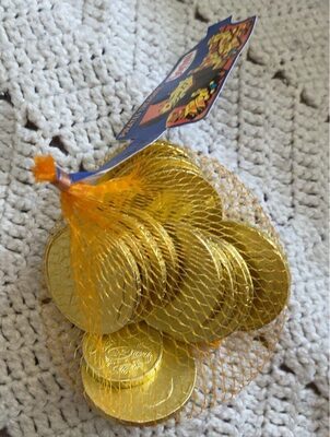 Chocolate coins front packaging