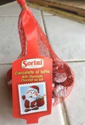 Chocolat au lait père Noël
