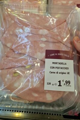 Mortadella con pistacchio