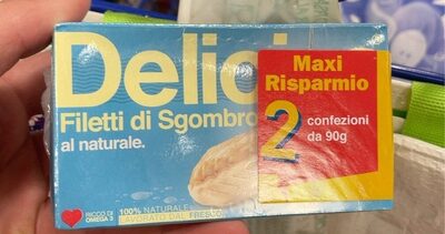 Filetti di sgombro al naturale