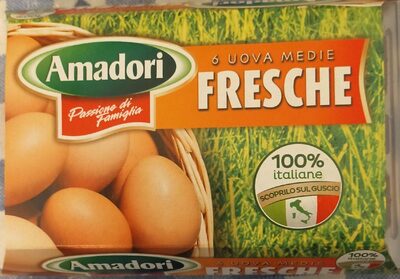 6 uova medie fresche