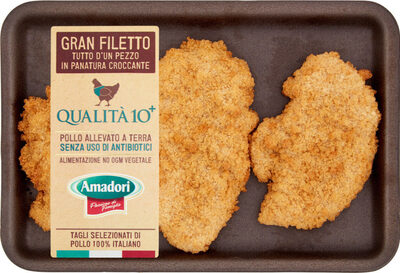 Qualità + gran filetto tutto d'un pezzo in panatura croccante