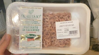 Macinato di tacchino front packaging