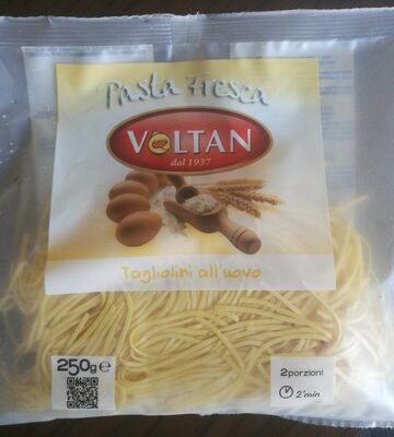 Tagliolini all'uovo front packaging