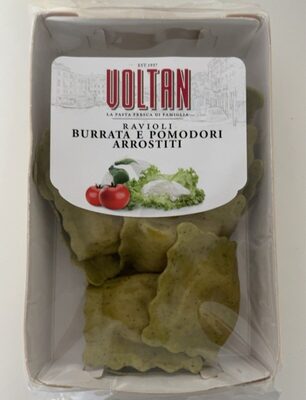 ravioli burrata e pomodori arrostiti