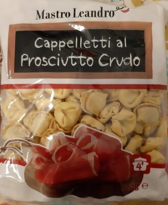 Cappelletti al prosciutto crudo front packaging