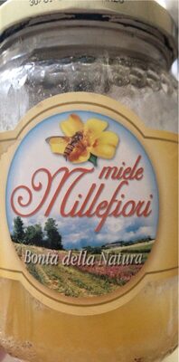 Miele millefiori front packaging