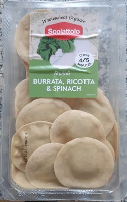 Ravioli Burrata, Ricotta & Spinach