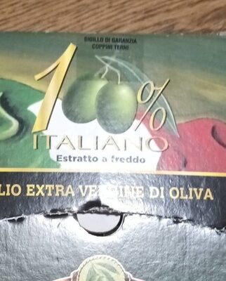 Olio extra vergine di oliva front packaging