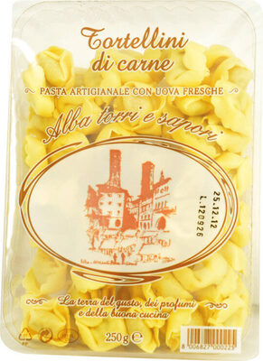 Tortellini di carne front packaging