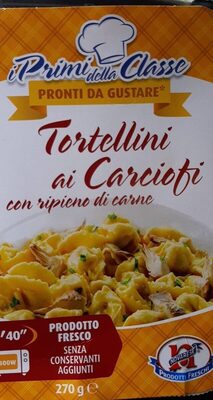 Tortellini ai carciofi front packaging