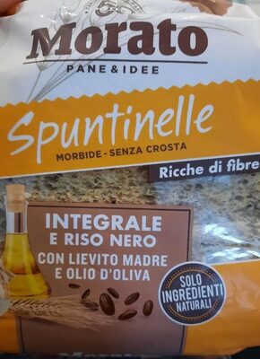 murato, pane, idee spunti nelle integrale, riso nero con lievito madre front packaging