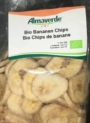Chips de banane front packaging