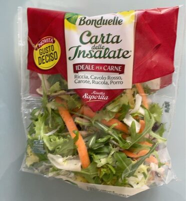 Carta delle insalate