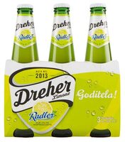 Dreher Radler Birra al Limone Confezione da 3 Bottiglie di Vetro da 33 cl Ciascuna