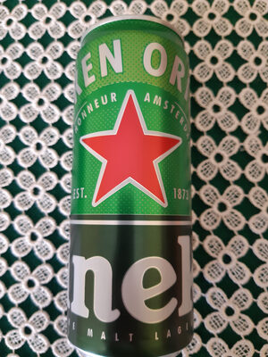 Birra Heineken front packaging