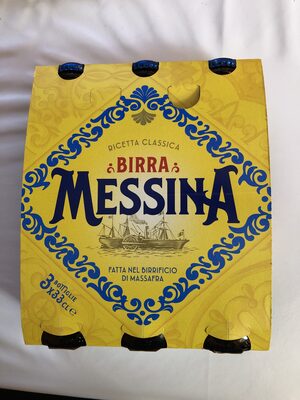 Birra Messina front packaging