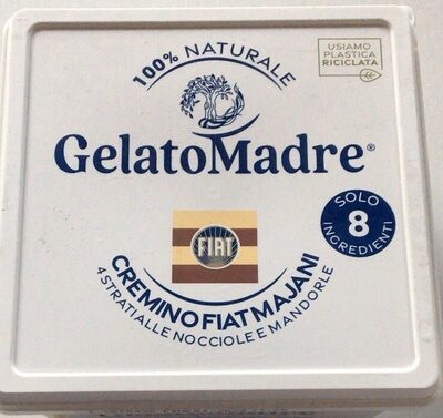 Cremino Fiat Majani Gelato Madre Nocciole Mandorle