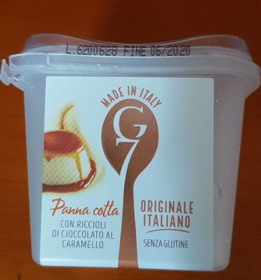 Glace panna cotta front packaging