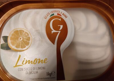 G7 Gelato al Limone front packaging