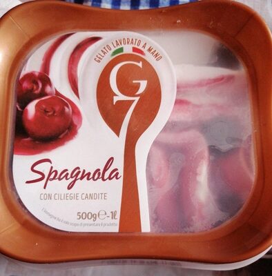 Spagnola con ciliegie candite front packaging