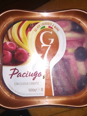 Gelato con ciliegie candite