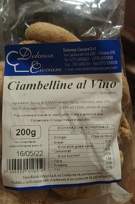Ciambelline al vino