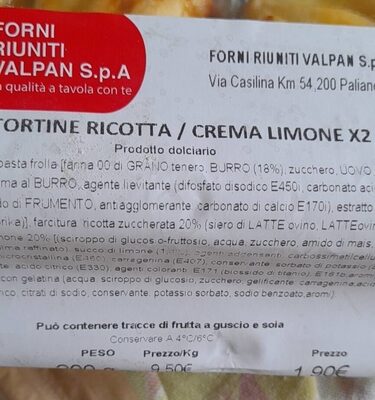 Tortine di ricotta