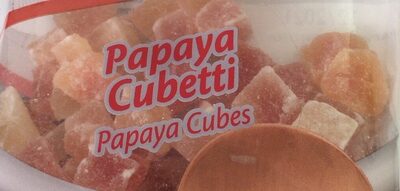 Papaya cubetti front packaging