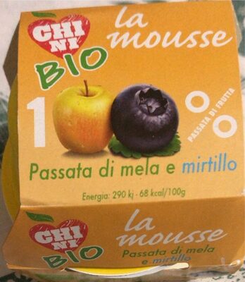 La mousse front packaging