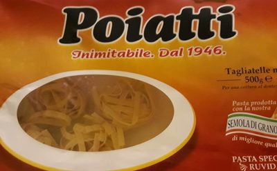 Tagliatelles front packaging