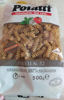 Pasta integrale poiatti front packaging