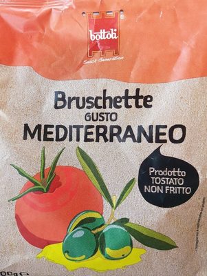 Bruschette gusto mediterraneo front packaging